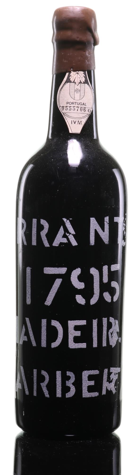 Madeira 1795 Barbeito  Terrantez (1x75cl) - Rue Pinard Europe
