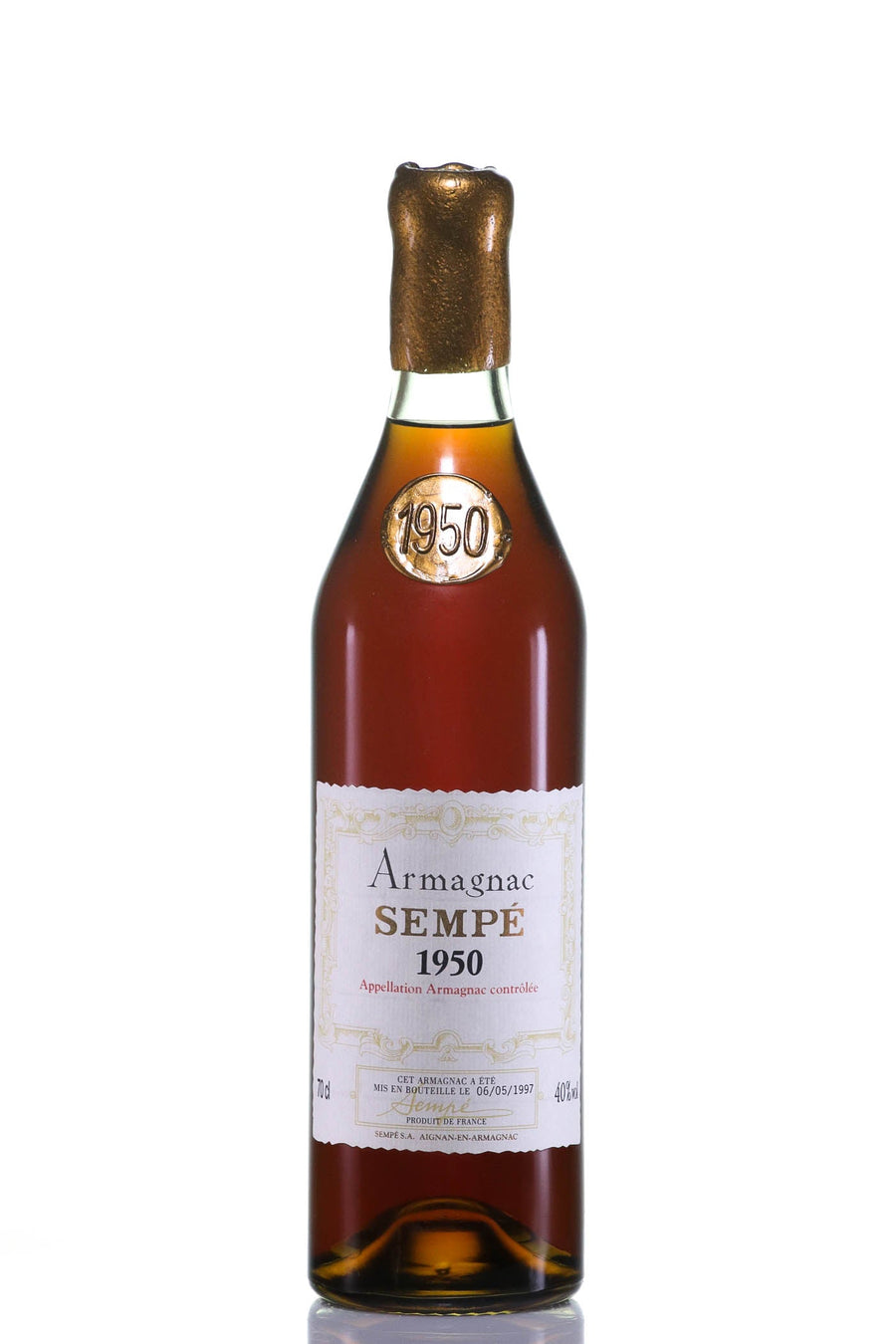 Armagnac 1950 Sempé  Vieil Armagnac (1x70cl) - Rue Pinard Europe