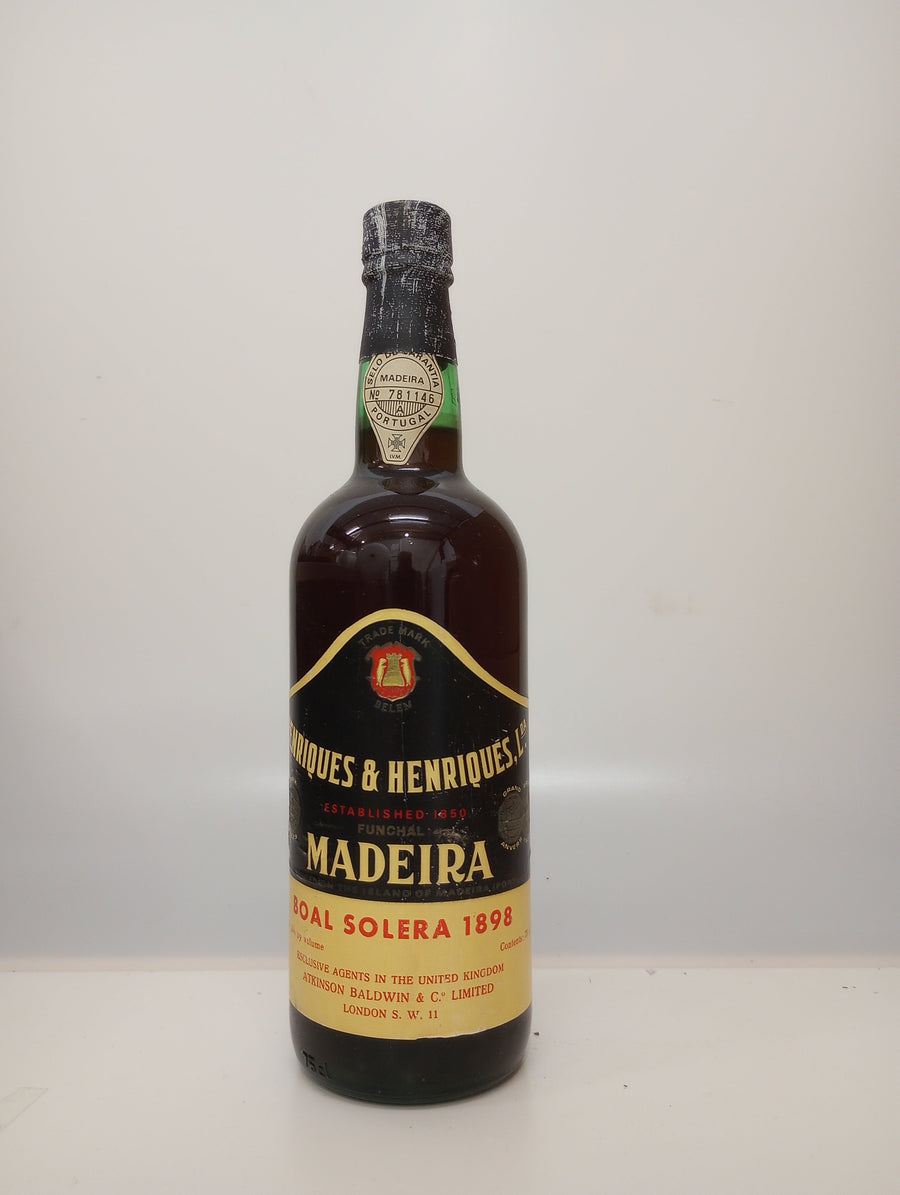 1898 Henriques & Henriques Madeira Boal Solera - Rue Pinard Europe