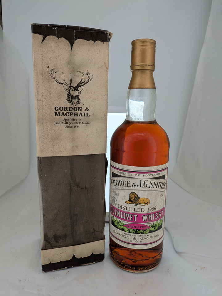 Glenlivet 1956 Gordon & MacPhail Single Malt Scotch Whisky - Rue Pinard Europe