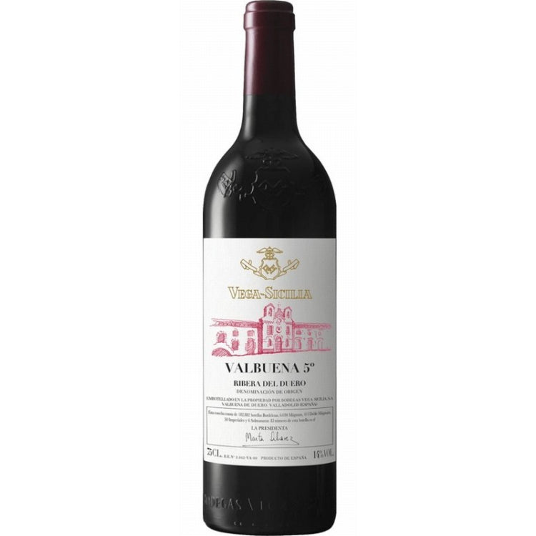 Vega Sicilia, Valbuena 5.°, Ribera del Duero 2016 (6 x 75cl)