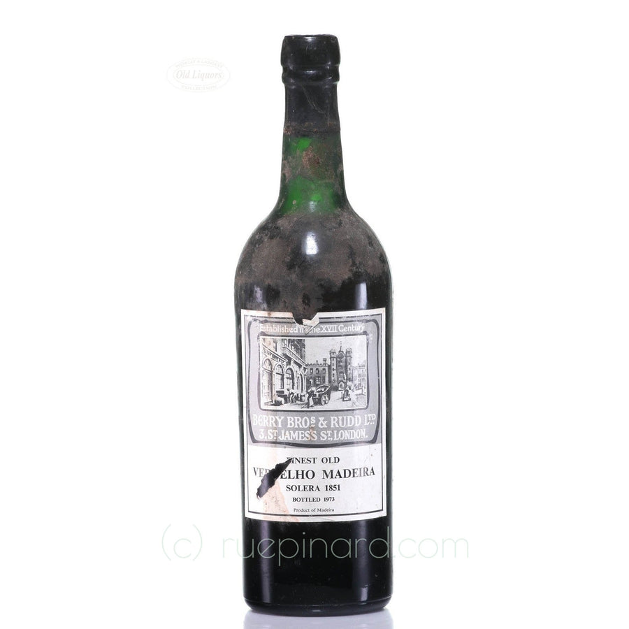 Madeira 1851 Berry Brothers Rudd Verdelho Solera SKU 7773