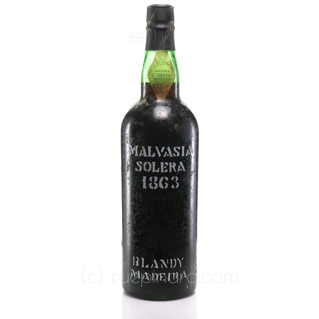 Madeira 1863 Blandys Malvasia Solera SKU 8160