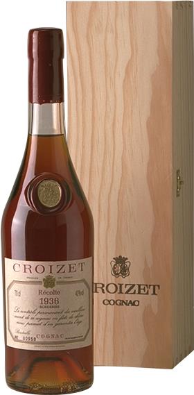 Croizet B. Léon Cognac 1936 - Rare Vintage in Original Wooden Case
