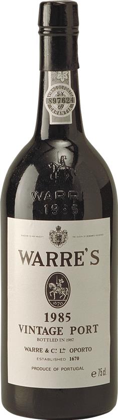 Warre's 1985 Vintage Port, Pierre de Segonzac cask, 1987 bottled