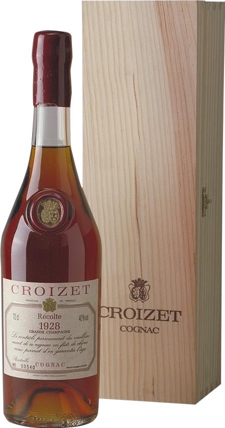 Cognac 1928 Croizet B. Léon  Récolte (1x70cl) - Rue Pinard Europe