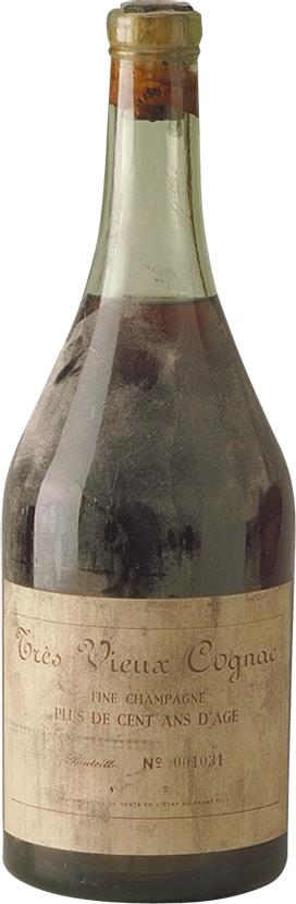 1870 Très Vieux Grande Champagne Cognac - Fine Champagne Blend