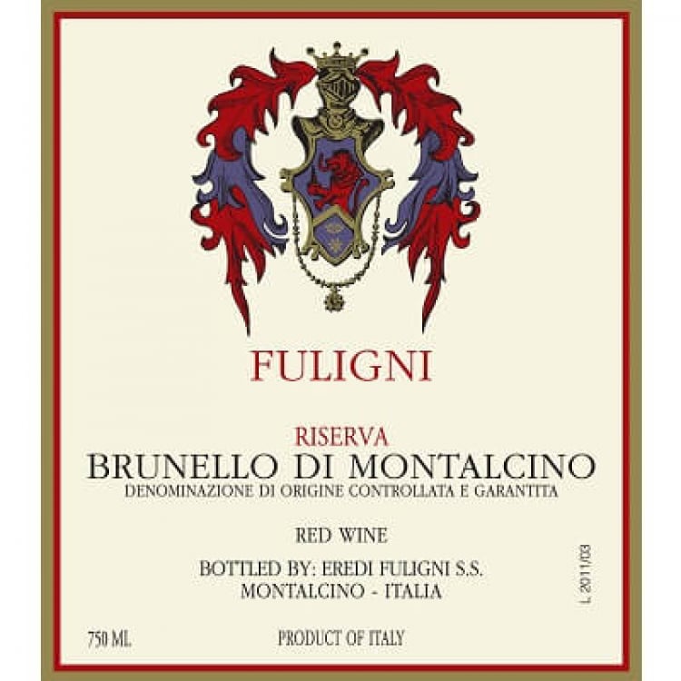 Fuligni Brunello di Montalcino Riserva 2016 (6x75cl) - Rue Pinard Europe