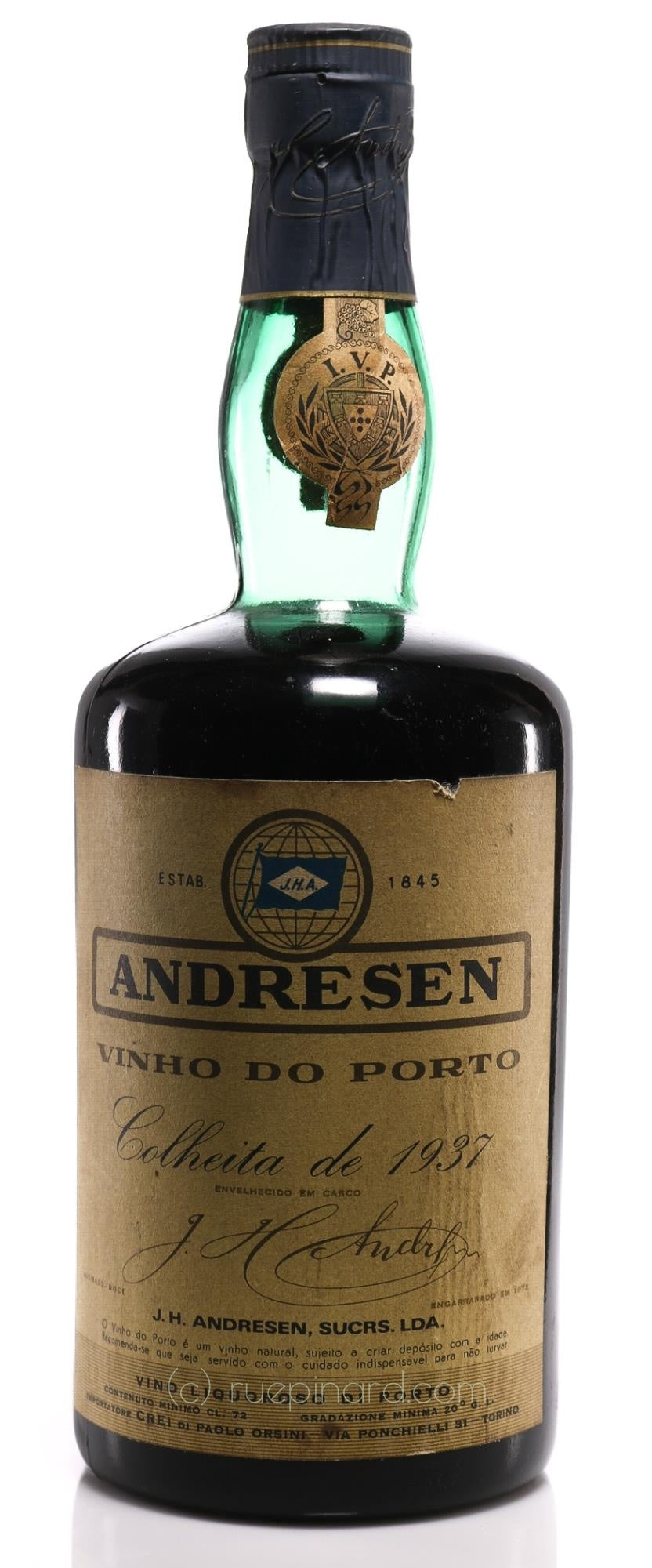 1937 Andresen Colheita Port, Douro Valley, Aloirado Doce, Bottled '72 - Rue Pinard