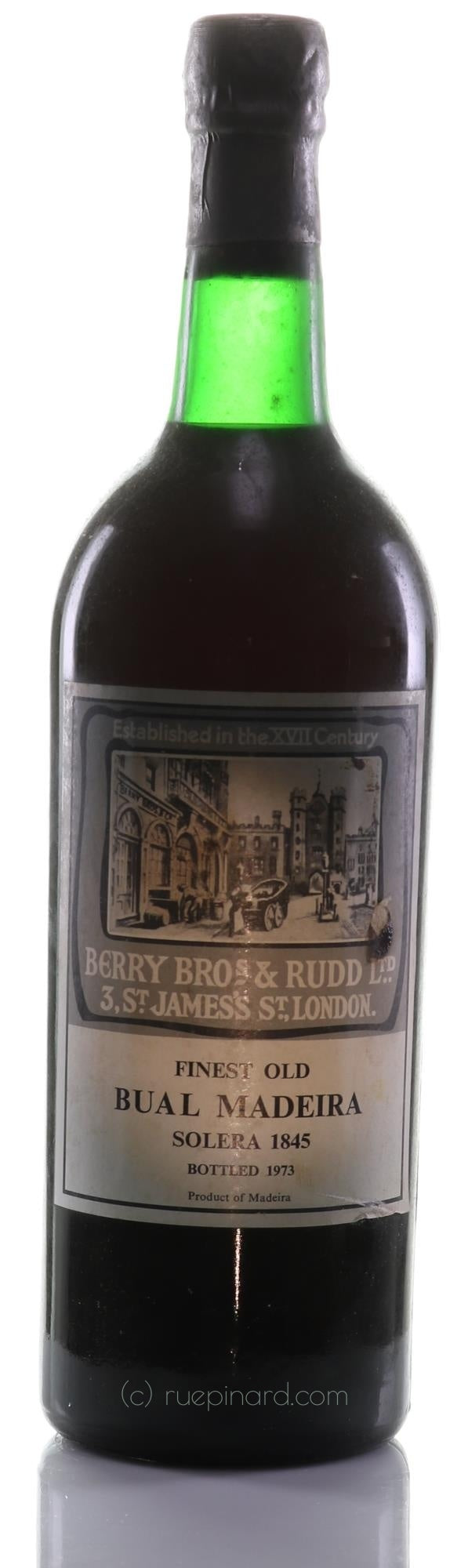 Berry Bros. & Rudd Madeira 1845 Bual Solera - Rue Pinard