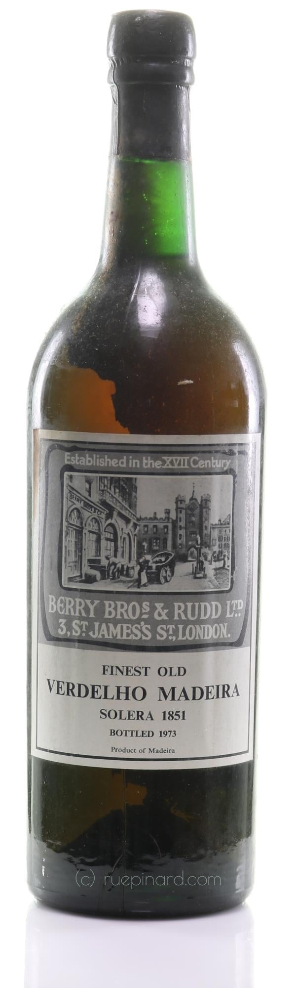 BBR Verdelho 1851 Madeira Solera - Rue Pinard