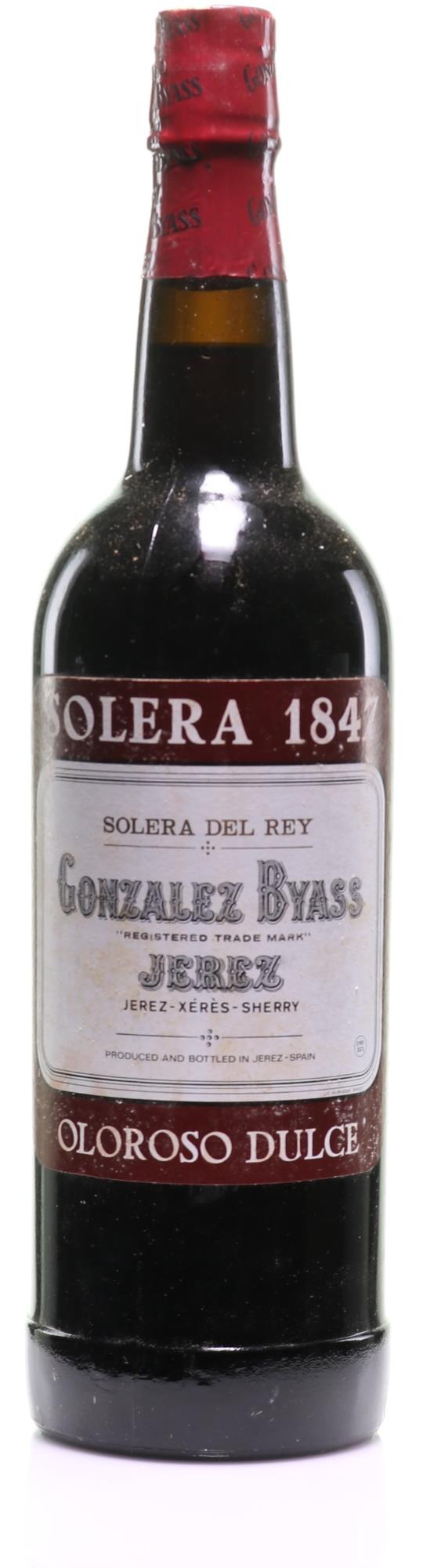 Gonzalez Byass Sherry Oloroso Dulce Solera Del Rey NV 1847