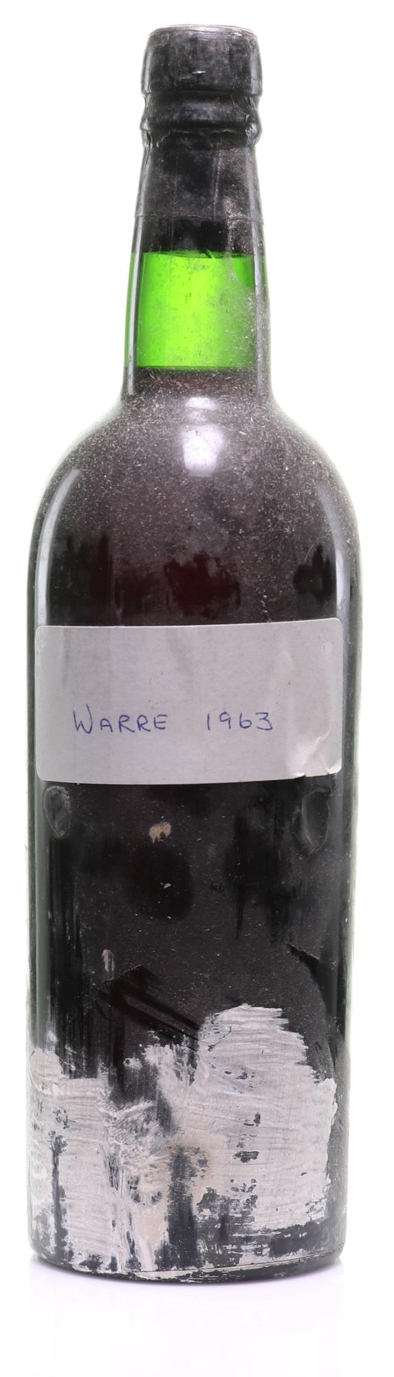 Warre's 1963 Vintage Port - BBR Bottled