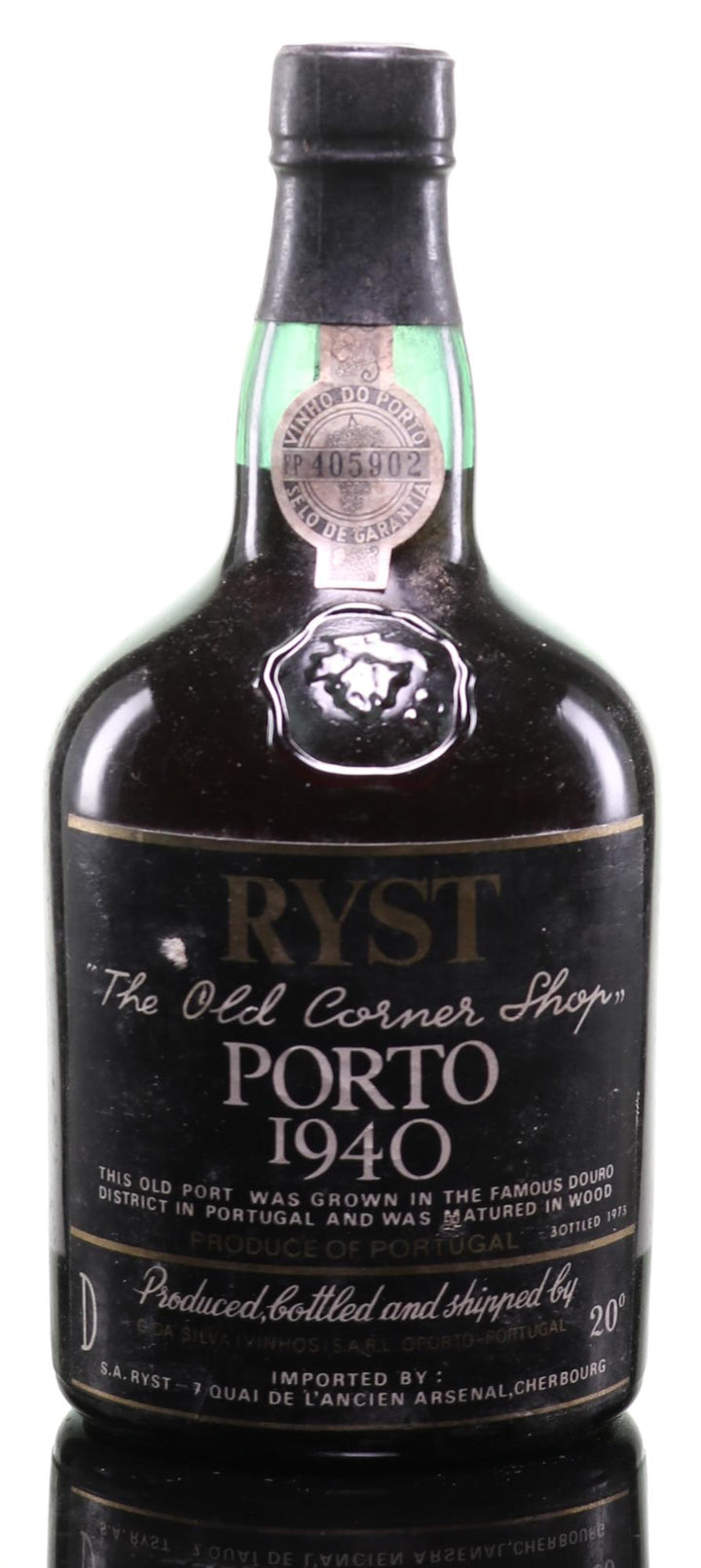 Ryst 1940 Port Cognac - Exceptional Vintage Experience