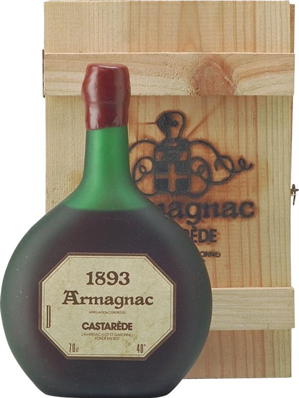 Castarède Armagnac 1893 Ténarèze in Original Wooden Case