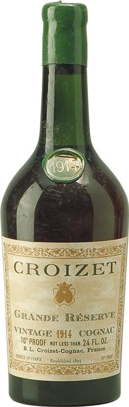 1914 Croizet B. Léon Grande Réserve Cognac (Grande Champagne Region) - Rue Pinard