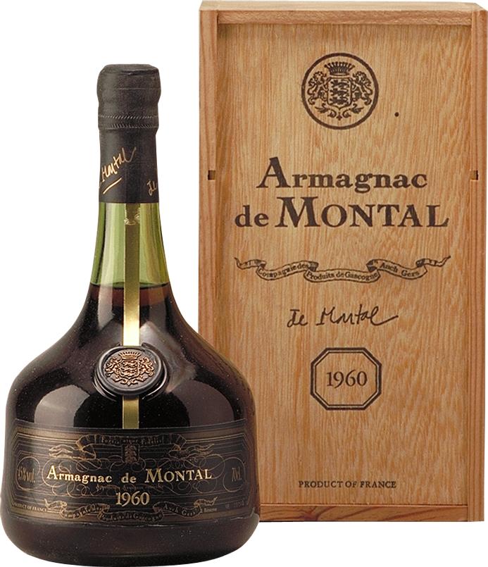 1960 De Montal Haut-Armagnac in Original Wooden Case