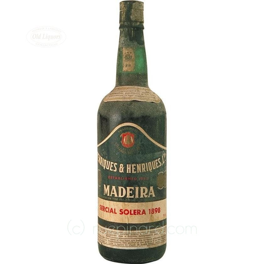 Madeira 1898 Henriques Sercial Solera SKU 4522