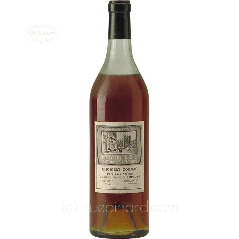 1904 Berry Brothers & Rudd Cognac - Grande Fine Champagne
