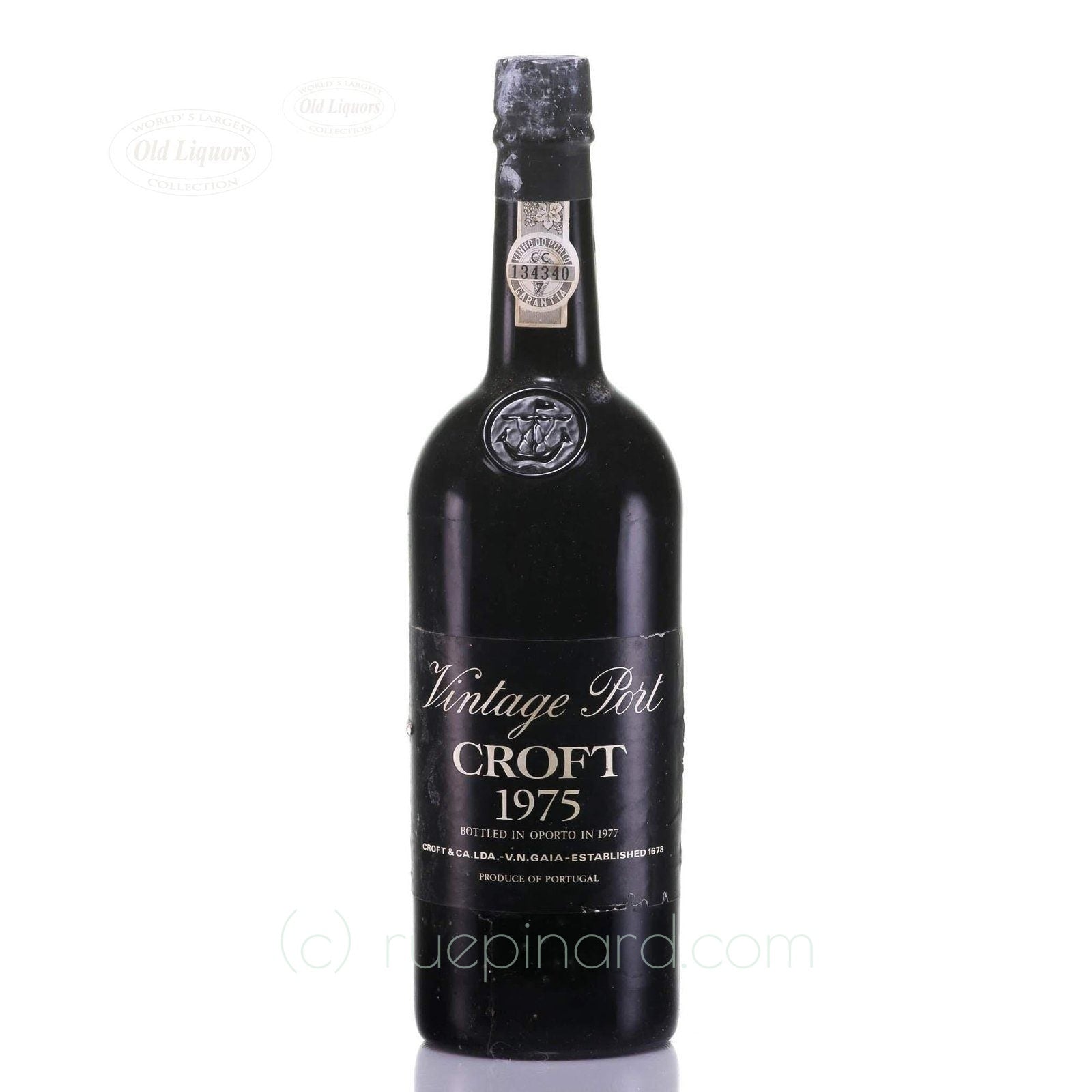 1975 Croft Vintage Port, Bottled 1977 - 95 Points Robert Parker – Rue ...