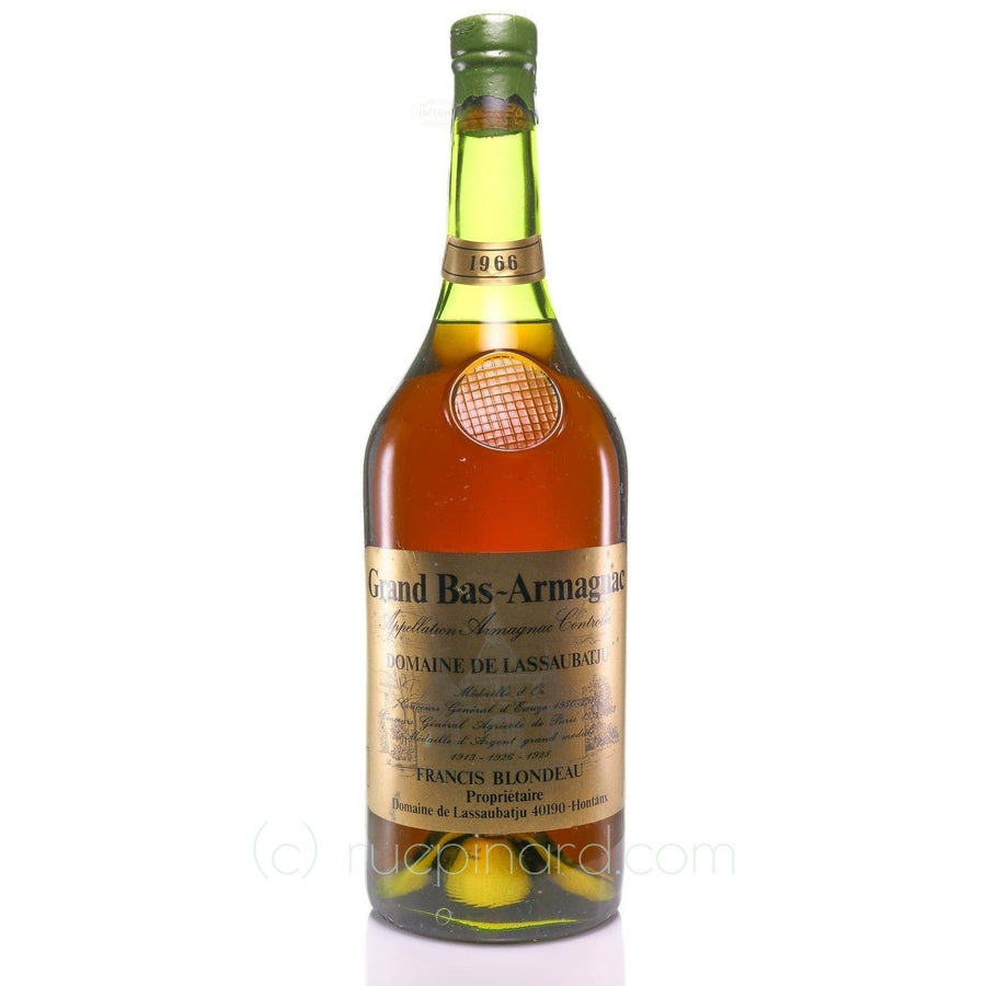 Armagnac 1966 Domaine Lassaubatju SKU 9409