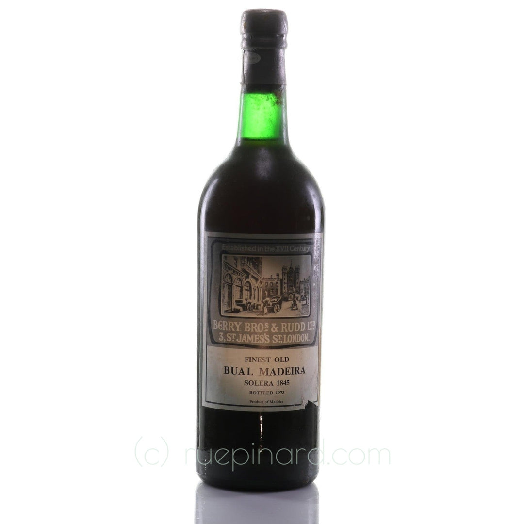 Madeira 1845 Berry Brothers Rudd Bual Solera SKU 13345