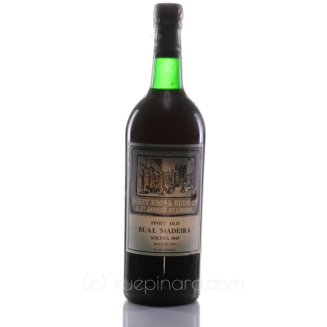 Madeira 1845 Berry Brothers Rudd Bual Solera SKU 13341