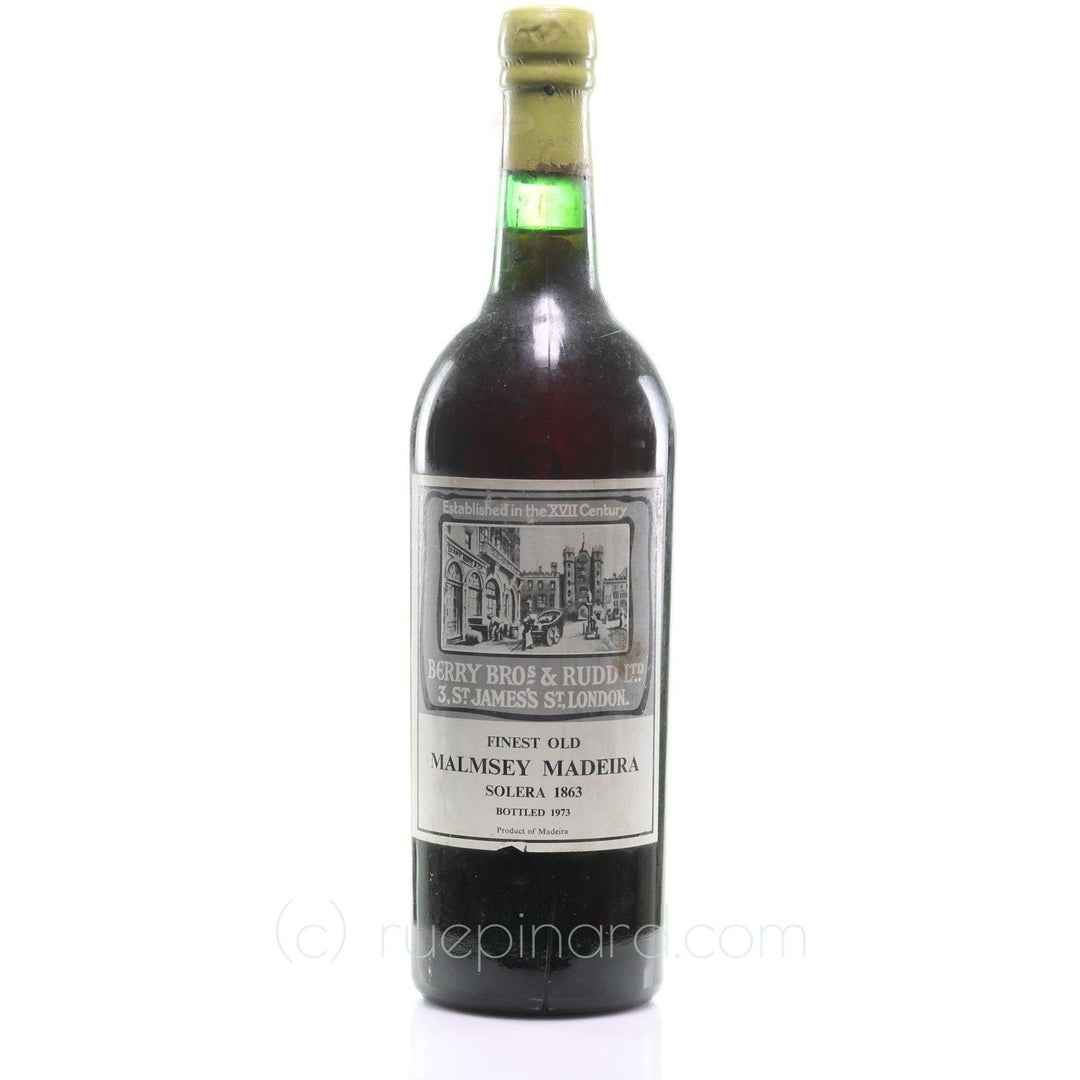 Madeira 1863 Malmsey Berry Brothers Rudd SKU 13374