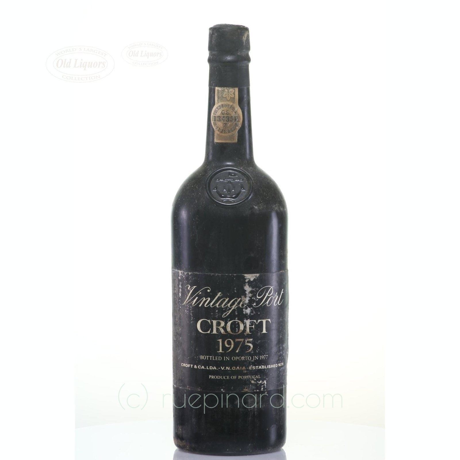 1975 Croft Vintage Port, bottled in 1977 (Portugal) – Rue Pinard