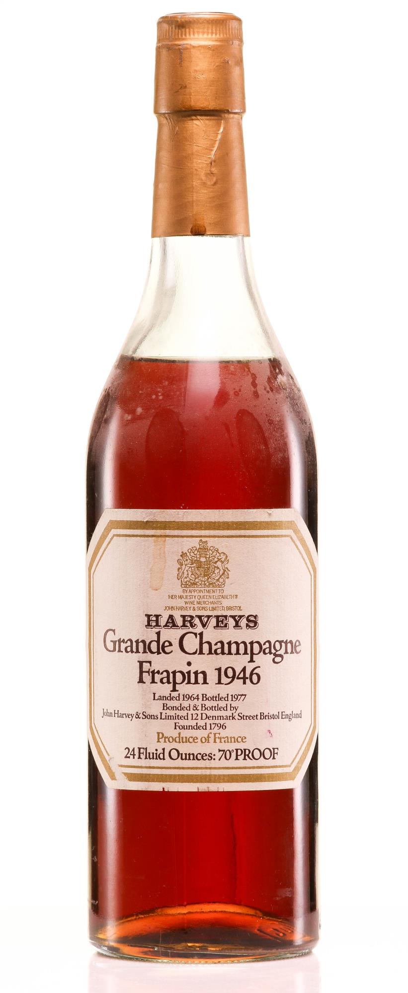 Cognac 1946 Frapin  Harvey's (1x70cl) - Rue Pinard Europe