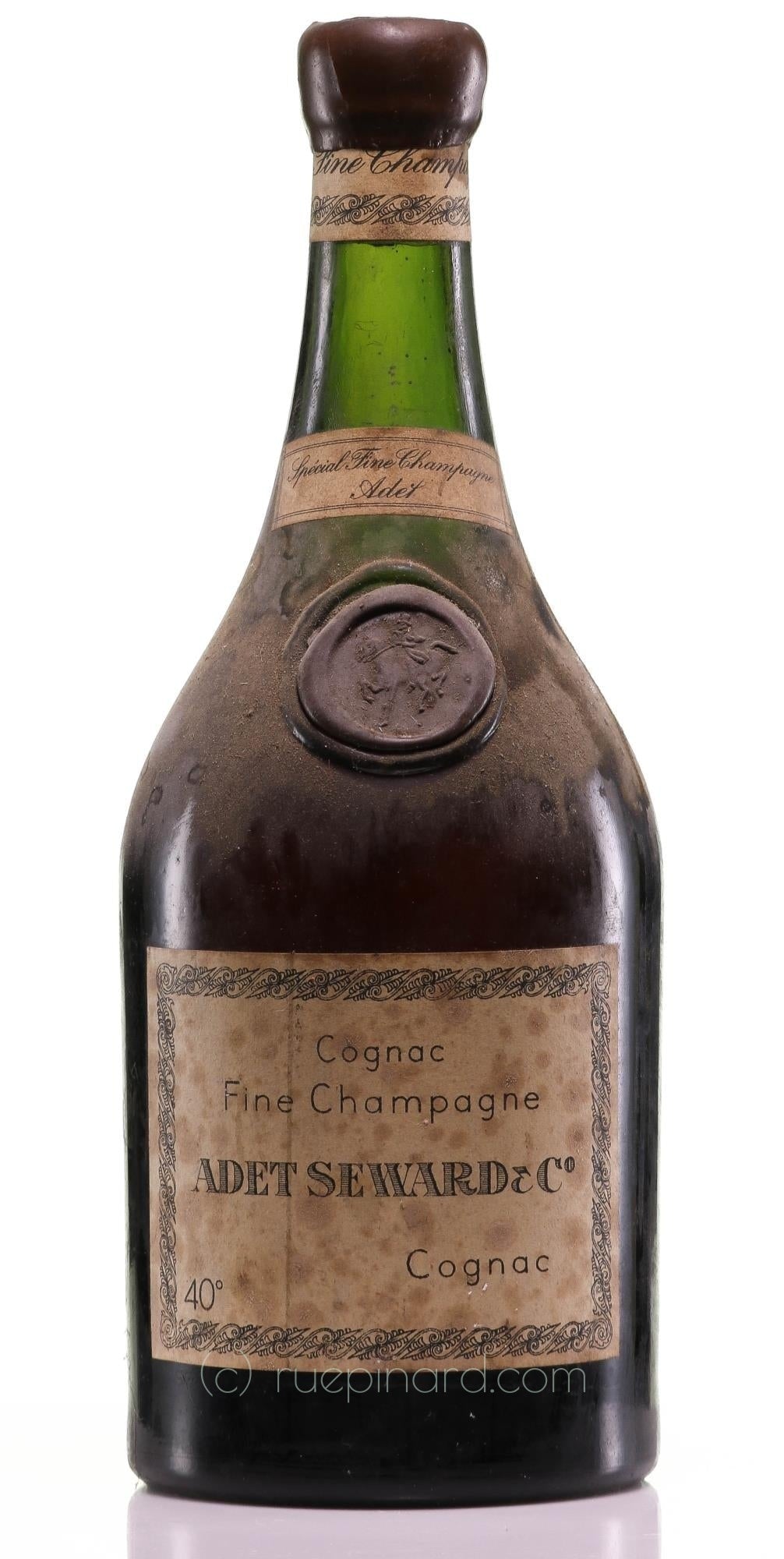 Adet Seward & Co. Spécial Fine Champagne Cognac (1900) - Rue Pinard