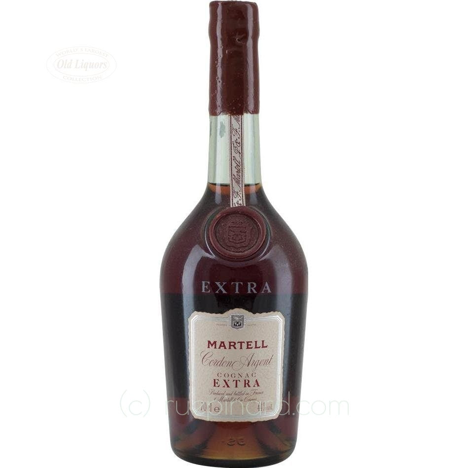 Martell Cordon Argent Extra Cognac 1980 - Rare Vintage – Rue Martell Cordon Argent Extra Cognac 1980 - Rare Vintage – Rue