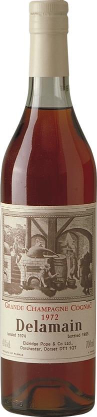 1972 Delamain Cognac Grande Champagne by Eldridge Pope - Bottled '95