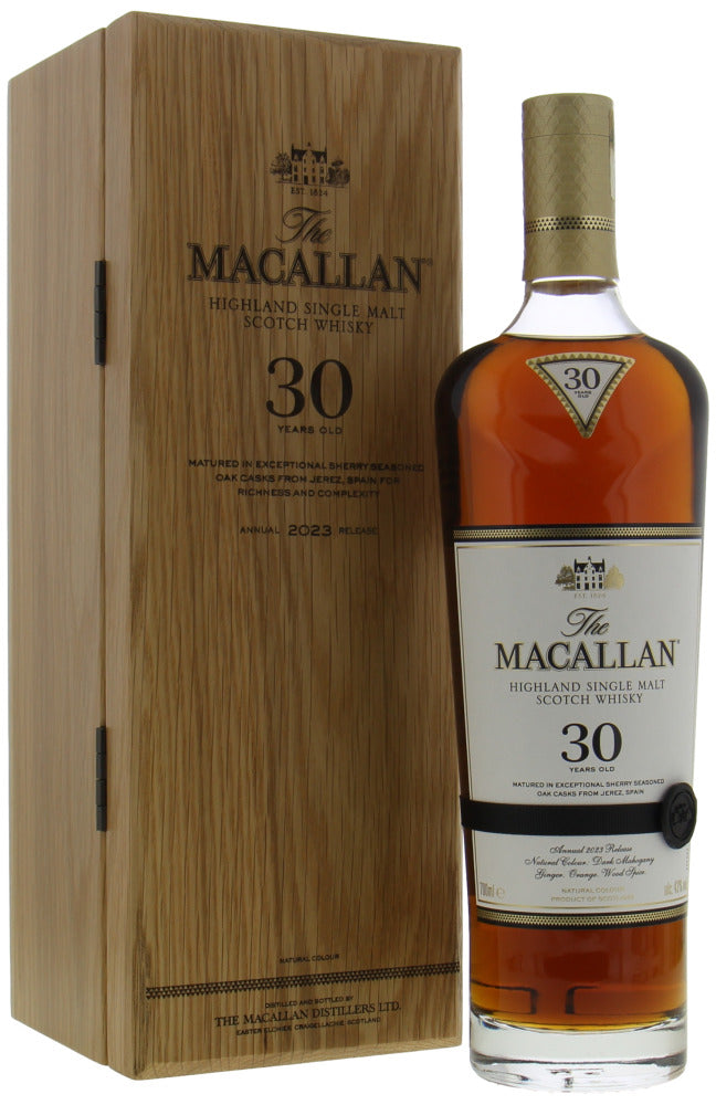 Macallan 30 years Sherry Oak Cask release 2023