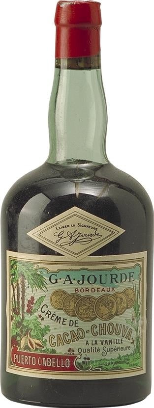 Jourde G.A. Crème de Cacao Chouva 1920 Vintage Puerto Cabello - Rue Pinard