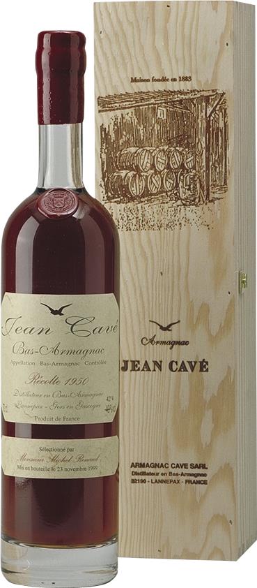 1950 Jean Cavé Bas Armagnac, Bottled in 1999