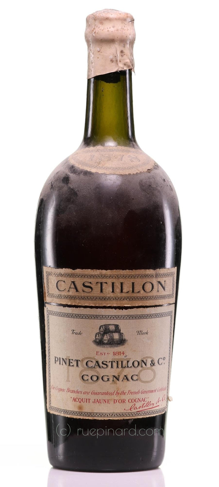 Pinet Castillon & Co. 1878 Grande Champagne Cognac - Rue Pinard