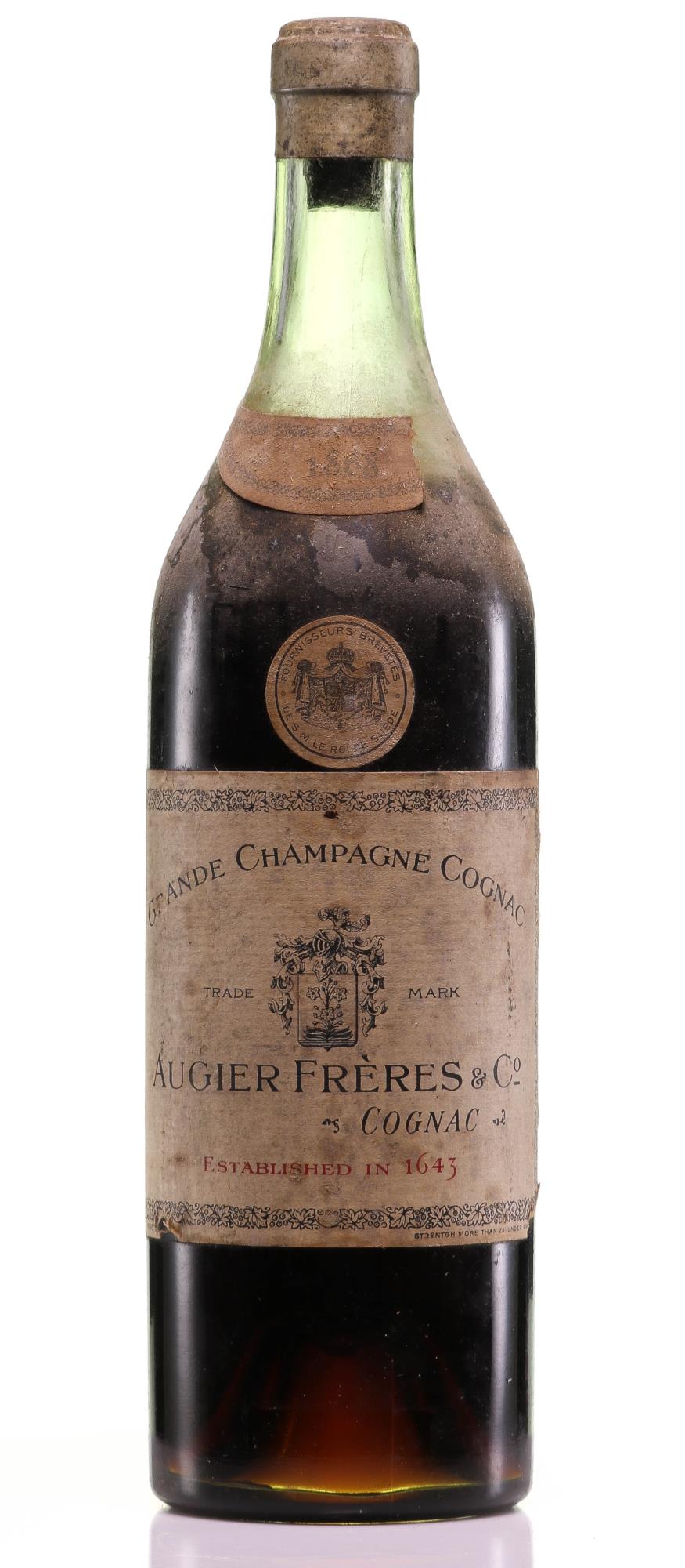 Cognac 1868 Augier Frères  Grande Champagne (1x70cl) - Rue Pinard Europe
