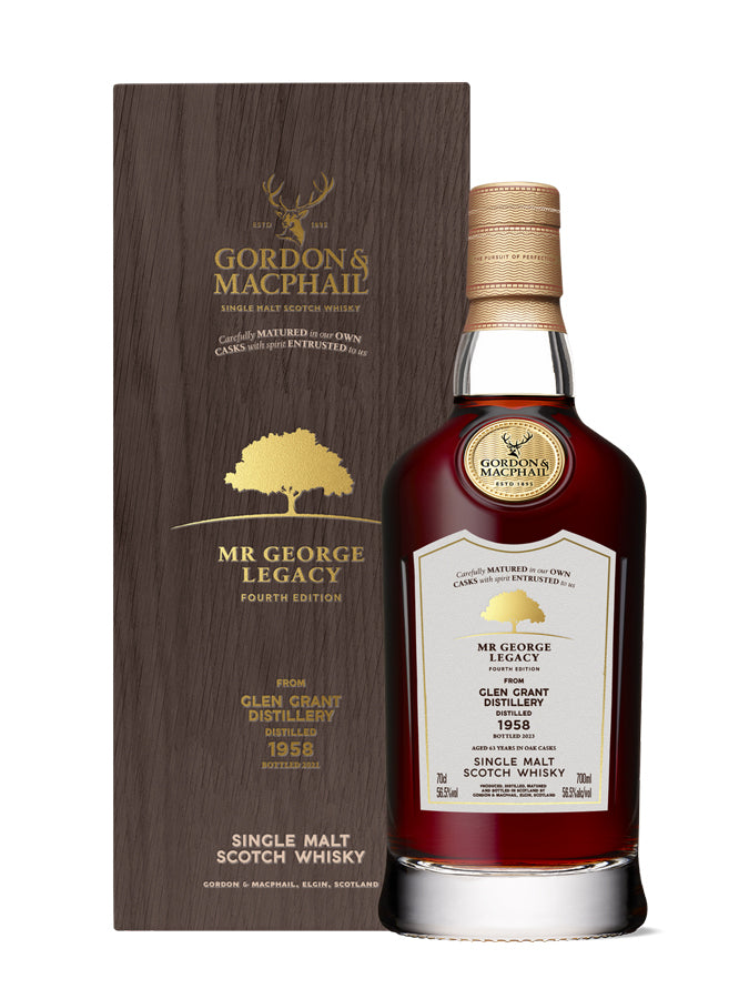 Glen Grant 65 years 1958 Mr George Legacy - 4th Edition Gordon & Macphail