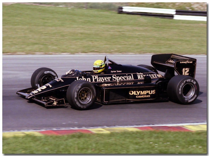 Ayrton Senna: 1985 Lotus JPS Racing suit - GP Imola