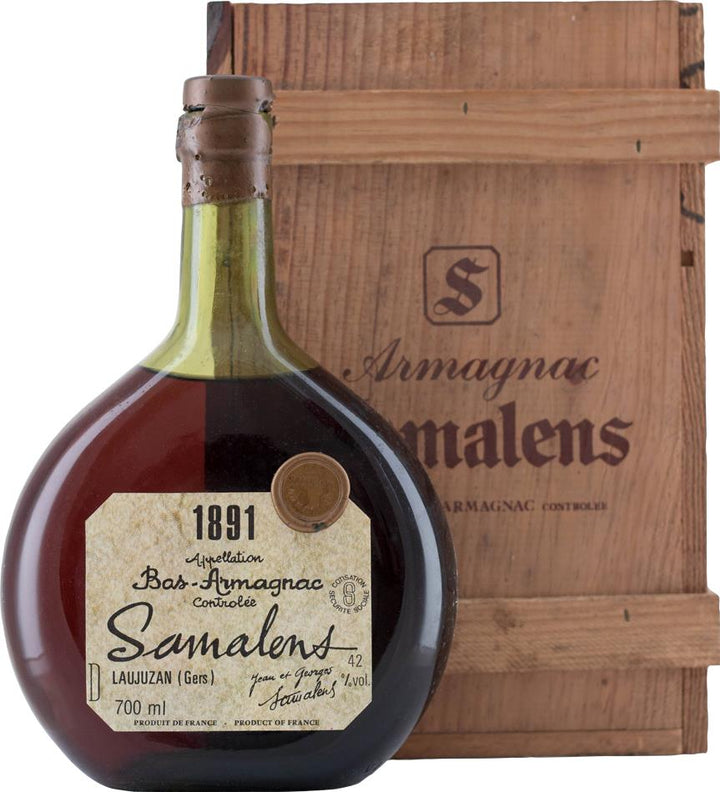 Samalens 1891 Bas Armagnac in Wooden Box