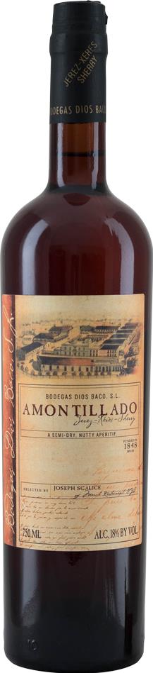 Dios Baco Xeres Amontillado Sherry Semi-Dry NV