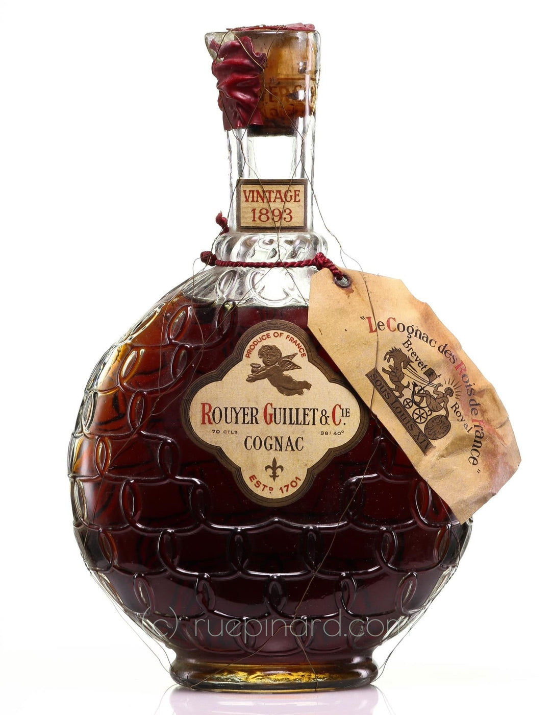 Rouyer Guillet 1893 Vintage Fine Champagne Cognac - Rue Pinard