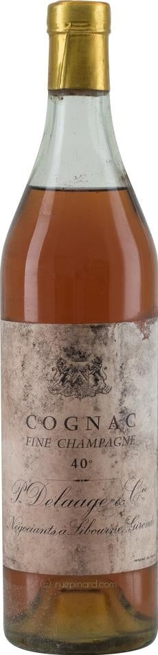 P. Delaage Cognac 1930 Fine Champagne AOC - Rue Pinard