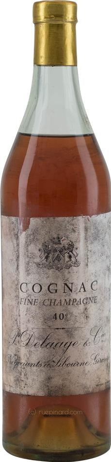 1930 P. Delaage Fine Champagne Cognac - Rue Pinard