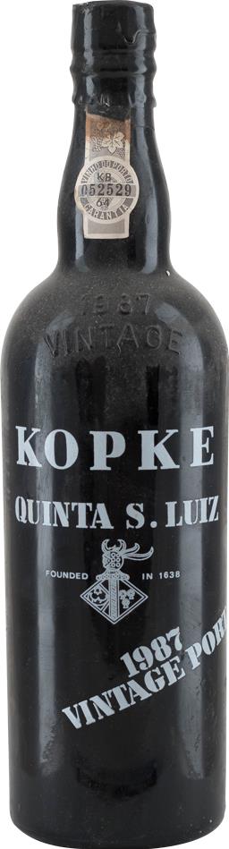 Kopke 1987 Vintage Port from Quinta Sao Luiz