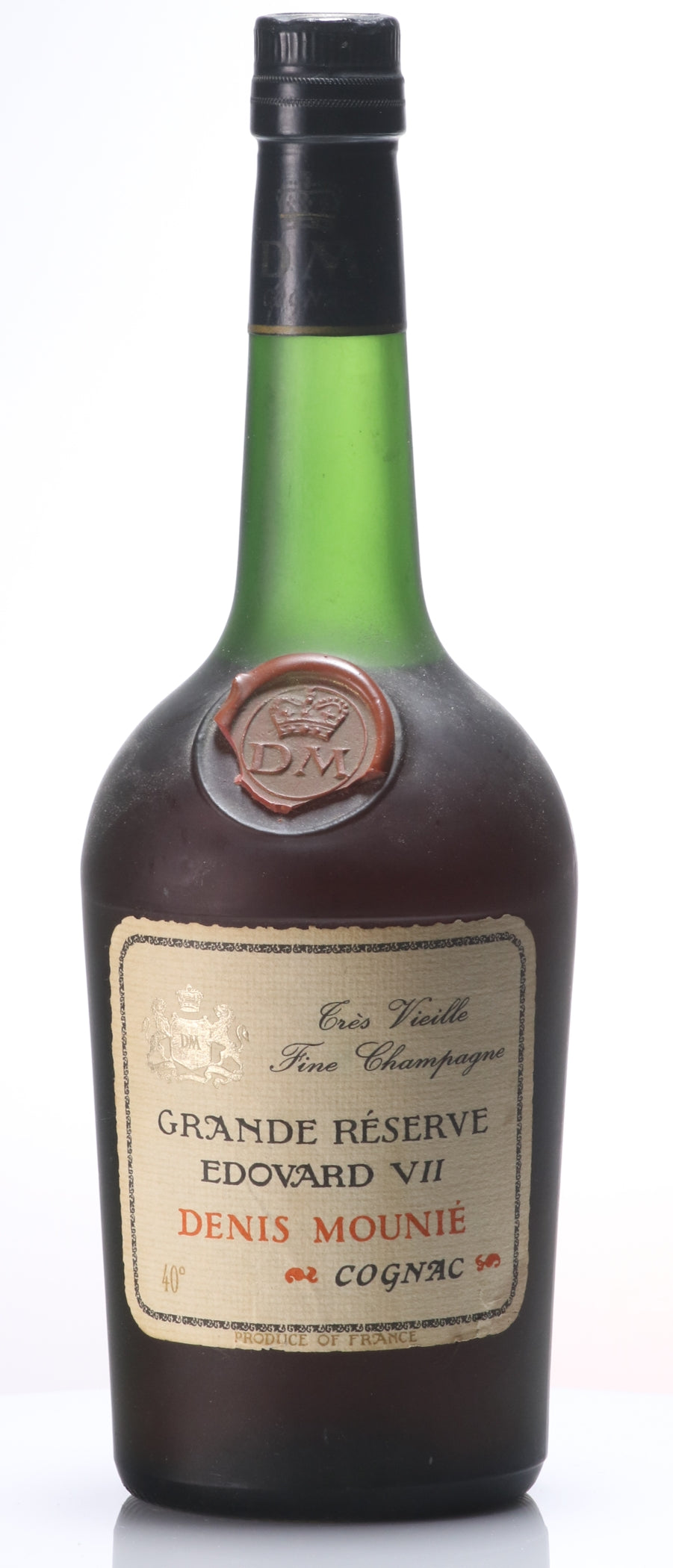 Denis Mounié Tres Vieille Fine Champagne Cognac Grande Réserve - King Edward VII Edition