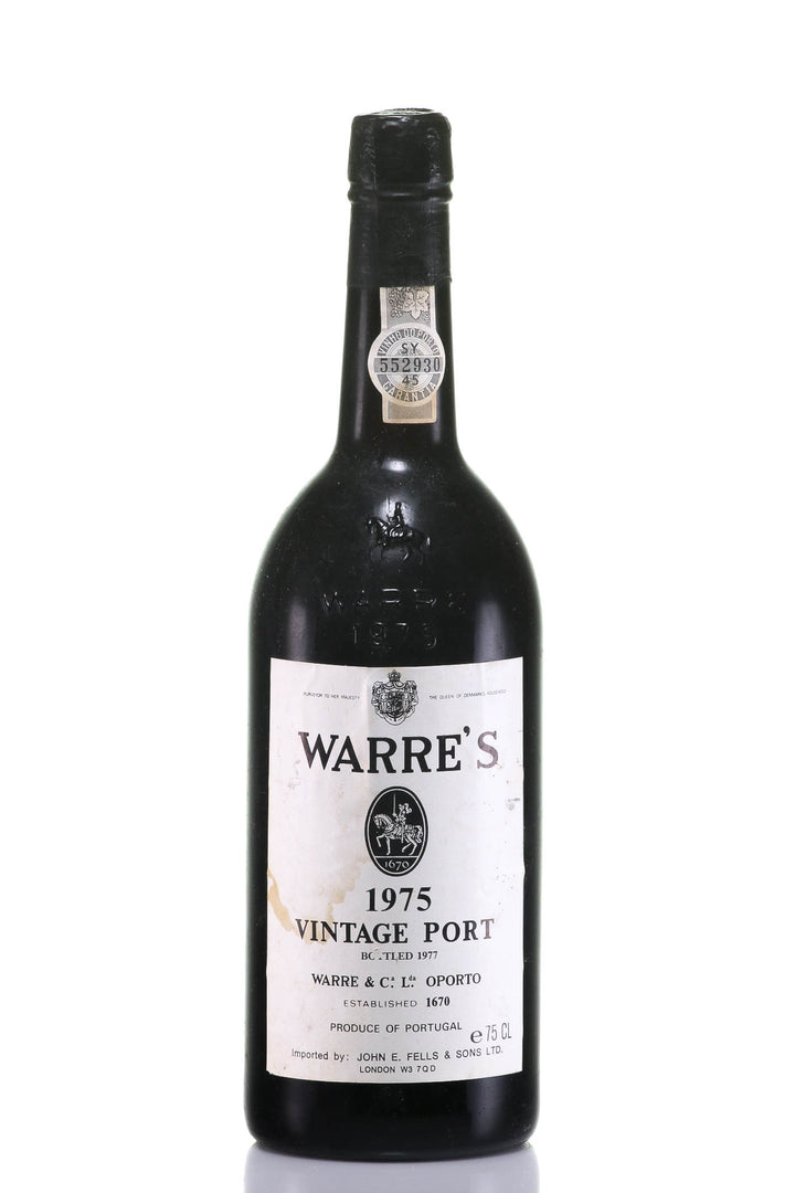 1975 Warre Vintage Port - Glass Shoulder Logo Bottle