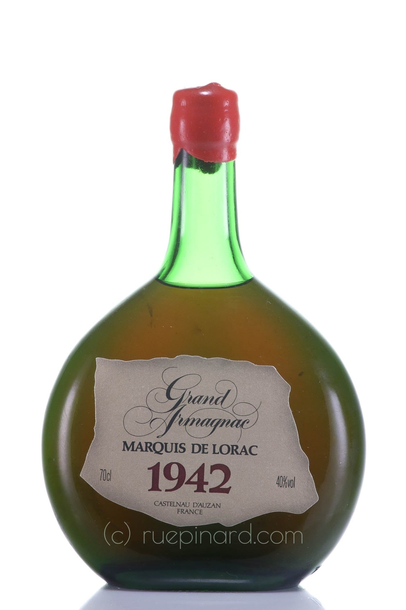 Marquis de Lorac Armagnac 1942 - Grand Basquaise Distillery | Rue Pinard