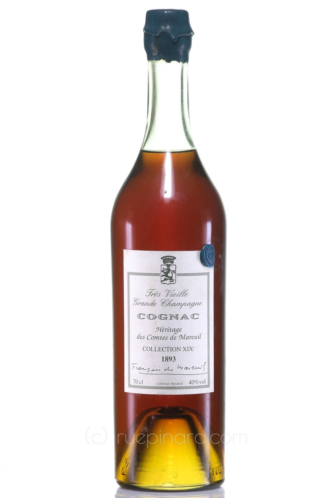 Comtes de Mareuil Collection XIXe Cognac 1893 Vintage - Rue Pinard